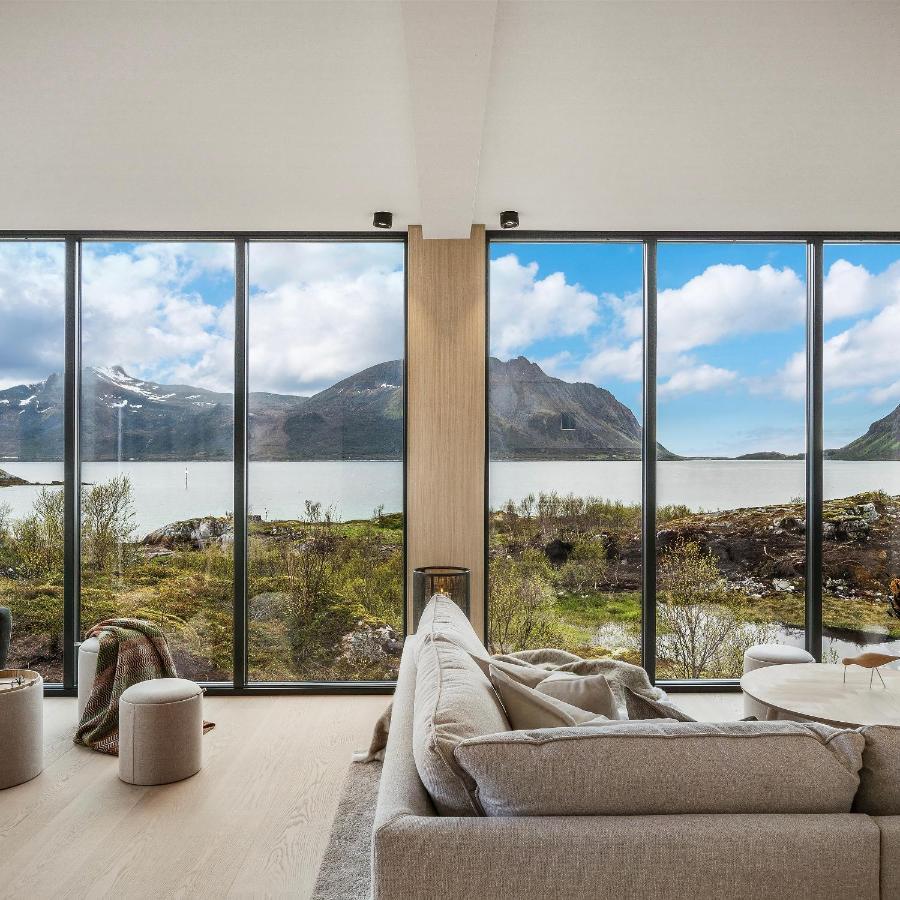 New! Luxury Cabin In Beautiful Lofoten Kleppstad ภายนอก รูปภาพ