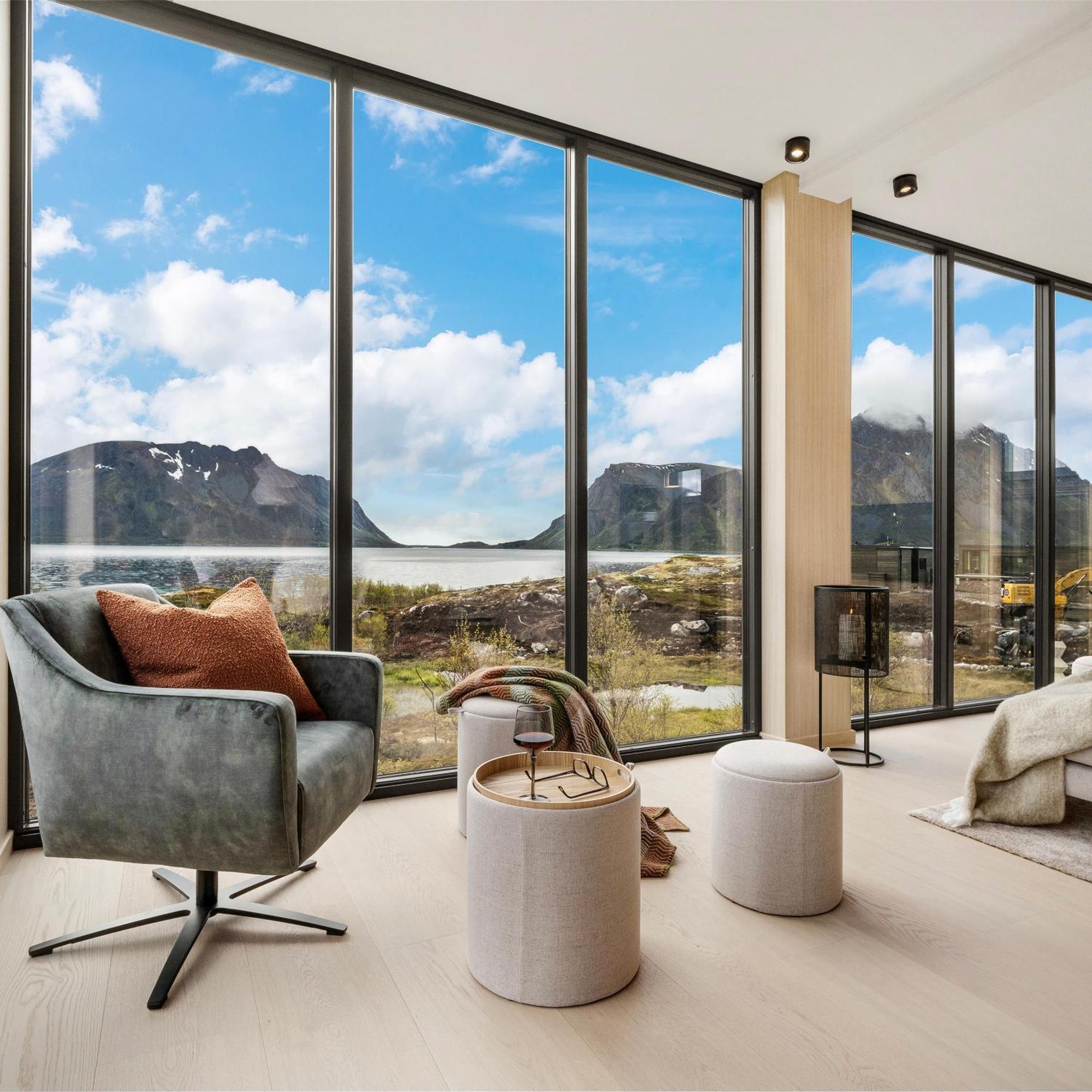 New! Luxury Cabin In Beautiful Lofoten Kleppstad ภายนอก รูปภาพ